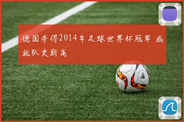 德国夺得2014年足球世界杯冠军 成就队史新高